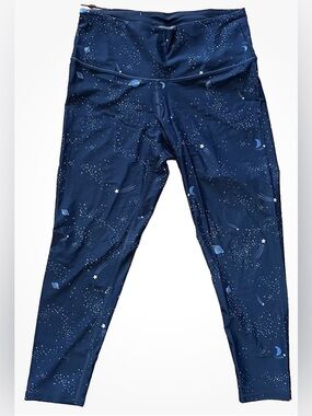 Victoria's Secret Sport Space Galaxy Print High Waisted Leggings in Size Large